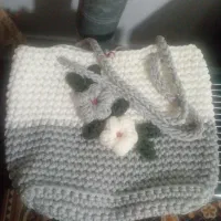 کیف رو دوشی مکرومه