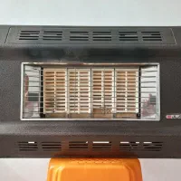 بخاری گازی آجری آبسال رنگ مِسی چکشی|بخاری، هیتر، شومینه|ری, صفاییه (چشمه علی)|دیوار