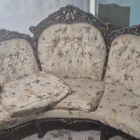 یکدست کلاف مبل استیل مدل دسته متکایی