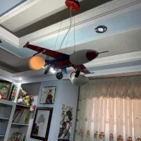 لوستر شکل هواپیما|لوستر و چراغ آویز|تبریز, |دیوار