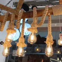 بورس انواع لوستر چوبی  و مدرن