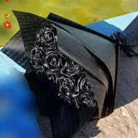 دسته گل روبانی