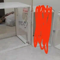 سینک سینی دار دو لنگه به ابعاد ۱ متر در ۴۶ سانت|آب‌چکان و نظم‌دهنده ظروف|تهران, نیکنام|دیوار