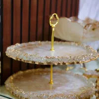 ظروف با گل بابونه طبیعی به علاوه یادگیری|ظروف سرو و پذیرایی|گنبد کاووس, |دیوار