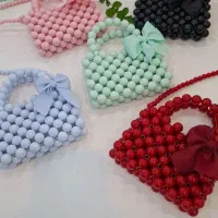 مینی بگ مرواریدی زنانه، رنگ‌بندی متنوع|کیف، کفش، کمربند|مهاباد (آذربایجان غربی), |دیوار