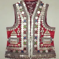 جلیقه محلی با سکه و زیورآلات قدیمی (لرستان،الشتر)