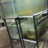 شیشه وپایه اکواریوم