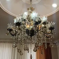 لوستر برنز ۸ شاخه  سالم بدون ایراد