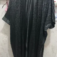 مانتو عبایی مجلسی نونو پولک کار شده