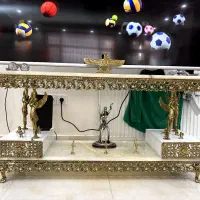 میز تلویزیون برنز سنگ مرمر