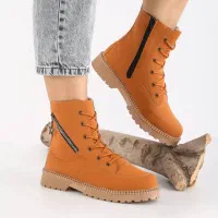 نیم بوت دخترانه نارنجی