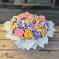 باکس گل شمعی /شمع