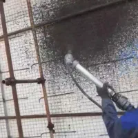 سیمانکاری بادستگاه شاتکریت.سیمان کاری شات کریت|خدمات پیشه و مهارت|کرج, باغستان|دیوار