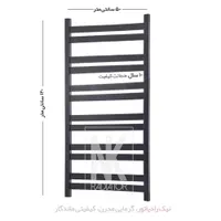 حوله خشک کن استیل نیک رادیاتور مدل تخت رنگ مشکی|آبگرمکن، پکیج، شوفاژ|تهران, بازار|دیوار