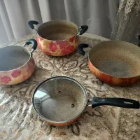 ۲عدد قابلمه ۲ عدد تابه تفلون