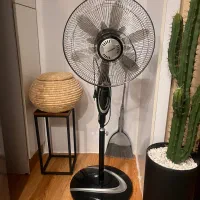 پنکه ایستاده ورومیزی برند سانی وبخاری برقی