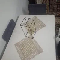 میز چهار نفره ناهار  خوری پایه فلزی سالم سلامت|میز و صندلی غذاخوری|تهران, شهرک فردوس (حسینی)|دیوار