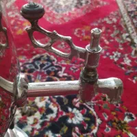 سماور گازی مجلسی تمام برنز سفید سنگین وزن|سماور، چای‌ساز، قهوه‌ساز|سهند, |دیوار