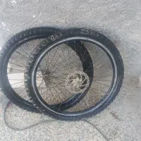 رینگ و لاستیک دوچرخه ۲ عدد