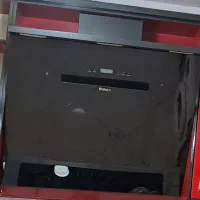 هود بی‌مکس شیشه‌ای مشکی، تمیز و سالم