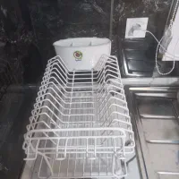 آبچکان دو طبقه سفید|آب‌چکان و نظم‌دهنده ظروف|همدان, |دیوار