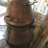 دیگ گلابگیر مسی