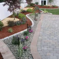 کاشت گل و گیاه،آبیاری قطره ای،دورچینی باغچه