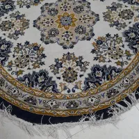 فرش کاشان گرد ماشینی