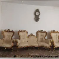 مبل هفت نفره نو|مبلمان خانگی و میز عسلی|شاهنجرین, |دیوار