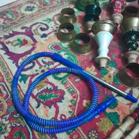 شلنگ قلیان سری قلیون بادگیر برنجی سری شلنگ|کوهنوردی و کمپینگ|ری, هاشم‌آباد|دیوار