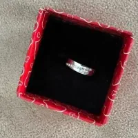 حلقه نقره با فاکتور خرید زیر قیمت