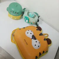 قمقمه ظرف غذا و کیف مهدکودک