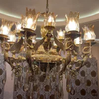 فروش لوستر و دیوارکوب فرشته برنجی|لوستر و چراغ آویز|مشهد, فرهنگ|دیوار