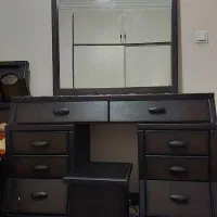 تخت وکمد ودراور همگی جنس چوب|تخت و سرویس خواب|شیراز, درکی|دیوار