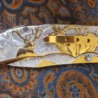 چاقو گوزنی|کلکسیون اشیاء عتیقه|رفسنجان, |دیوار