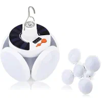 چراغ اضطراری شارژی خورشیدی تاشو