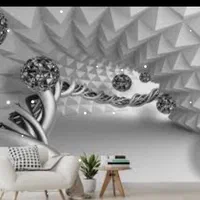 نصب کاغذ دیواری با بهترین کیفت وبهترین چسب