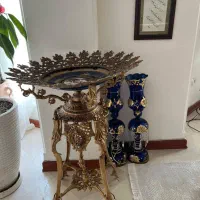 یک جفت لاله طلاکوب|لوستر و چراغ آویز|تهران, سعادتآباد|دیوار