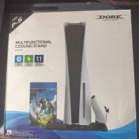 پایه چند کاره ps5 (خنک کننده و شارژر دسته)و کیفps5