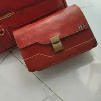 کیف چرمی پاسپورتی دست دوز