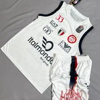 کیت ست جرزی رکابی و شلوارک بسکتبالی بدنسازی