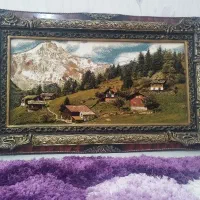 تابلو فرش طرح جدید طول 125 عرض 75 نو