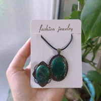 گردنبد/گوشواره/ انگشتر/ دستبند رزینی