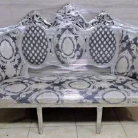 مبل سلطنتی نقرای مبلمان استیل بی همتا جهیزیه
