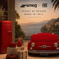 یخچال فریزر اسمگ کلاسیک امرسان رنگی خاص لوکس Smeg