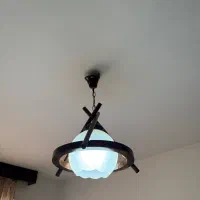 ۲ عدد لوستر چوبی|لوستر و چراغ آویز|تهران, پاسداران|دیوار