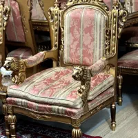 مبل17نفرهشاهنشین چوب کنده کاری دست نشیمنها پر قو|مبلمان خانگی و میز عسلی|سهند, |دیوار