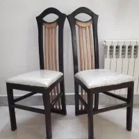 ۲عدد صندلی چوبی