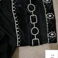 چادر مشکی عربی جده مچ مخمل یاسمین جواهردوزی|لباس|مشهد, سپاد|دیوار