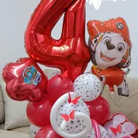 بادکنک بوگت تم سگ نگهبان با عدد 4